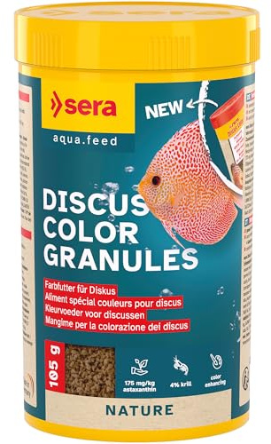 Discus Color Gran 250 ml | sinkendes, formstabiles softgranulat | mit hohem gehalt an farboptimierenden inhaltsstoffen wie Krill und gammarus