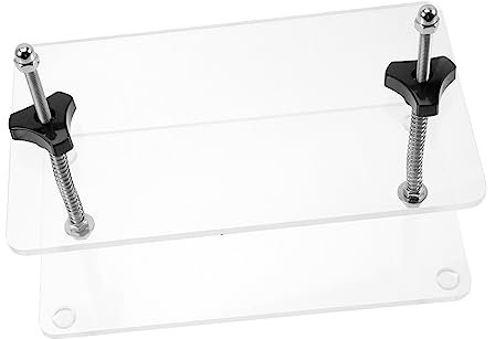 LABRIMP Presse à Tofu Et Fromage Acrylique Moule Simple Et Pratique Pour Fabrication Maison Outil Manuel Avec Vis Métal Alimentaire Maintien Forme Et Extraction Eau Kit Diy Pour Amateurs d