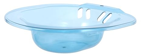Sitzbadewanne aus Pp Blau für Toilette mit Überlauföffnungen