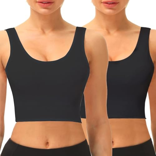 SIMIYA Women Seamless Sports Bra Wireless Compression Bra Without Pading | Comfort Yoga Crop Tops Vest for Running Sports Fitness