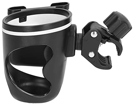 Fdit Porte-gobelet de Poussette Réglable, Anti-glissement, Support à Boissons 2 en 1 pour Accessoires de Poussette de bébé