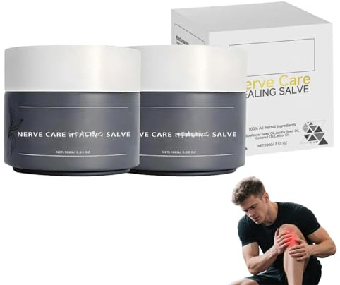2Pcs Nerve Care Relief Cream, Supports Healthy Nerves, Muscle Relaxation, for Back, Neck, Hands, Knees