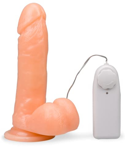 Consolador XL teledirigido con ventosa - Juguetes sexuales para mujeres > Consoladores y consoladores naturales