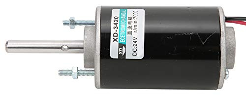 High Speed Einstellbare Elektrische Getriebemotor Gleichstrom Permanent Magnet Reversible Low Noise für DIY Generator XD-3420 12 V/24 V 30 Watt CW/CCW(24v)