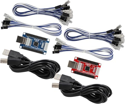 SJ@JX Arcade Game USB Encoder Board - Zero Delay Gamepad Controller Pulsanti Joystick - Compatibile con Nintendo Switch, PC, PS3, Raspberry Pi