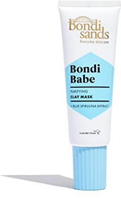Bondi Sands - Bondi Babe Clay Mask - Detox-Gesichtsmaske mit Tonerde, gegen Rötungen, Unreinheiten und Mitesser, feuchtigkeitsspendend, 75 ml