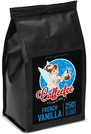 Caffeefee French Vanilla gemahlen, 250 g, aromatisierter Röstkaffee
