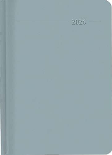Wochenplaner XL Sydney Silver 2024 - Büro-Kalender A5 - Cheftimer 17x24 cm - 1 Woche 2 Seiten - 144 Seiten - Alpha Edition