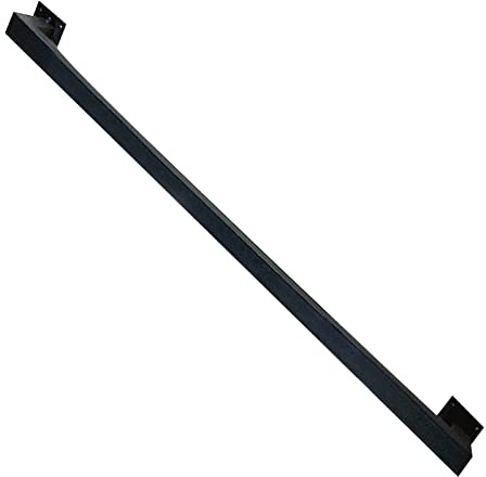 30-600cm Corrimano per Scale Nero Quadrato Scala Grab Rail Industriale Metallo Tubo di Ferro Ringhiera Montaggio a Parete Corrimano Ringhiera per Interni Corridoio Esterno Sottotetto ( Size : 200cm )