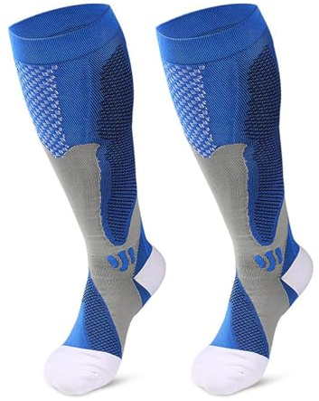 Minasa Kompressionsstrümpfe für schmerzfreie Beine & Füße, Kompressionsstrümpfe für Damen und Herren, Winter Compression Socks, für Sport, Radsport, Fitness etc