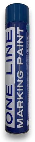 One Line Semi-Permanent Line Marking Paint 750ml (Blue)