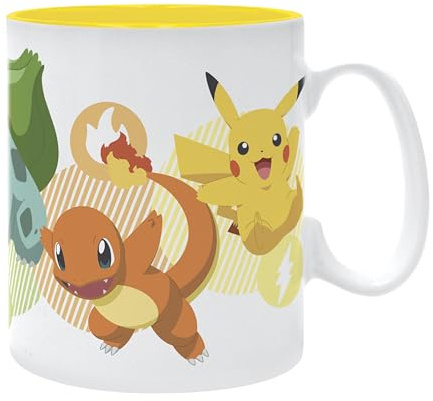 POKEMON- Mug - 460 ml - Pikachu and starters - subli - box