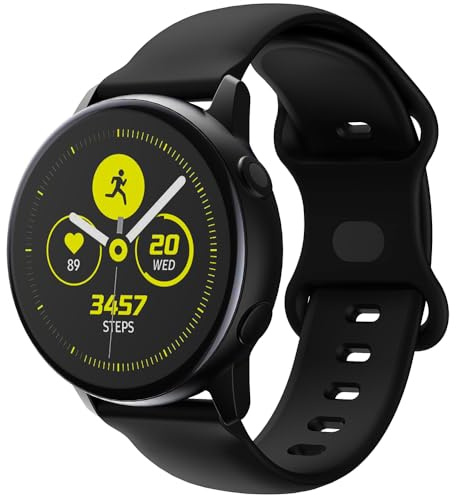 Silikon Ersättningsrem för Garmin Approach S50/S44/S42/S40/S12/J1, 20mm Sport Armband Klockarmband, Ersättningsband för Garmin Forerunner 570 42mm/55/158/165/245/645