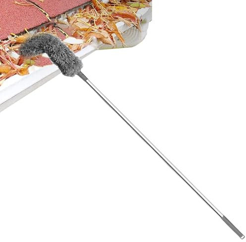 Gutter Cleaning Brush, Gutter Dust Removal Brush, Long Gutter Cleaning Tool, Splicing Gutter Brush Tool, Multifunctional Gutter Cleaner, Roof Gutter Cleaner Tool, Gutter Guard Cleaning Tool, Roof