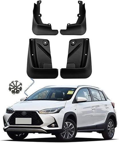 Auto Schmutzfänger für Toyota Yaris X 2020-2023, Auto Modifikation Spritzschutz Kotflügel Abdeckung Auto Modifikation Protektoren 4 PCS