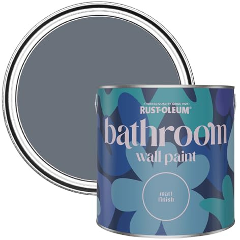 Rust-Oleum Water-Resistant Bathroom Wall & Ceiling Paint in Matt Finish - Seascape 2.5 litres