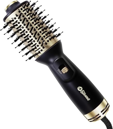 Travel Hair Dryer Brush Blow Dryer Brush, Dual Voltage Mini Hot Air Brush,2 Inch Lightweight Hair Dryer Brush for Hair Drying & Styling | Ionic Oval Barrel for Smooth, Frizz-Free Volume Blowout