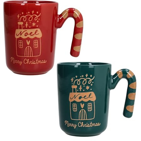 Tognana, Confezione 2 Mug 370cc Candy Twist, Stoneware, Multicolor