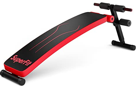 KOMFOTTEU Sit-Up, panca regolabile, panca inclinata, panca fitness con telaio in metallo fino a 200 kg, allenamento completo per palestra, casa
