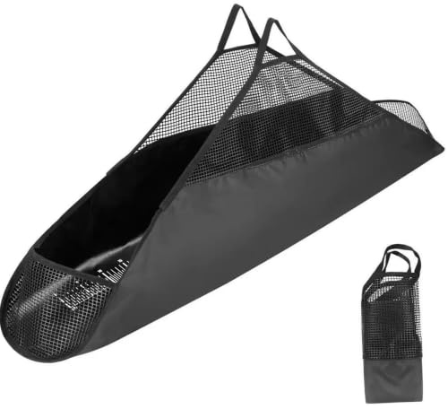 Abhakmatte mit Maßband 120x65cm – 4in1 Abhakmatte für Raubfisch & Karpfen – Fisch Wiege- & Transportmatte mit Griffen – Geruchsabweisend & Schnell trocknend – Angelzubehör bis 70kg