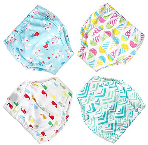 FLYISH DIRECT Mutandine di Apprendimento Pantaloni per Bambini Pantaloni per l'addestramento al vasino Pantaloni per l'addestramento alla Toilette,110/4T