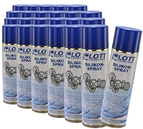 24X Lott Silikonspray 500ml / Silikon Spray Schmierstoff Schmiermittel Siliconespray