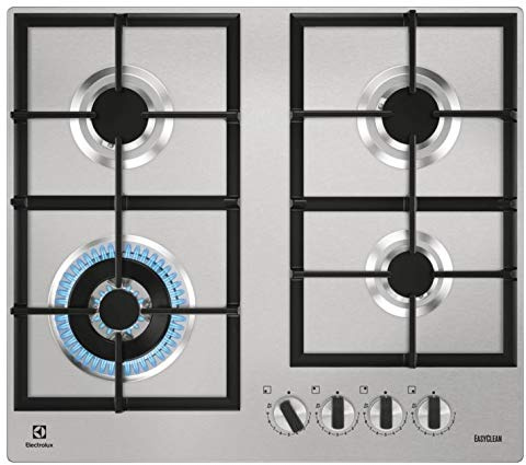 Electrolux KGU64361Z Acciaio inossidabile 60 cm Gas 4 Fornello(i)