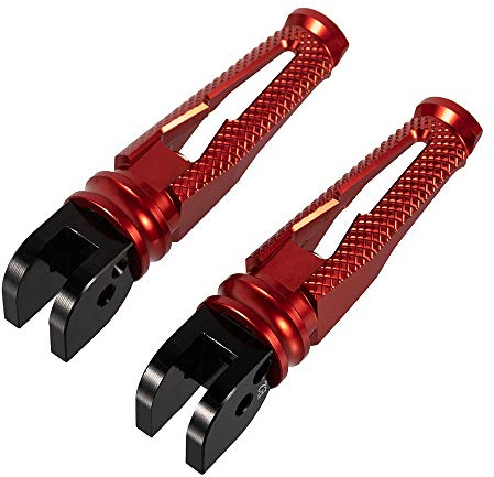 Per Ducati 999/999S/999R Pedane posteriori per moto Accessori in alluminio CNC per Dark 749 per Monster 696/796/695/659 (Rosso)