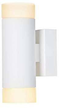 SLV Wandlampe ASTINA zur Innen-Beleuchtung von Wänden, Treppen, Eingängen | Wand-Strahler, Wandleuchte, Up- and Down-Light, Innenleuchte, Design-Leuchte, Flurlampe | 2x GU10, max. 10W, weiß