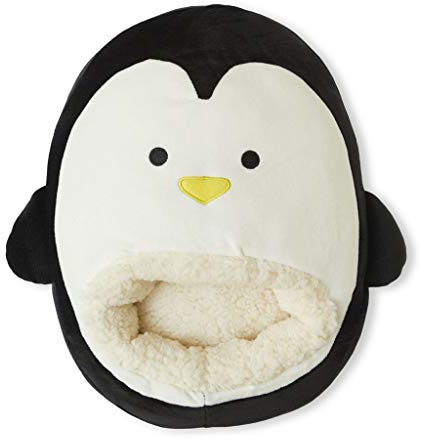 Balvi Calienta pies Pingu Color Negro Mantén Calientes Tus pies Bolsa Suave y cómoda con diseño Diver