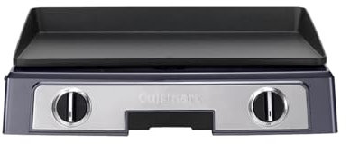 Cuisinart Hot Plate Entertaining Grill & Griddle | XL Electric Plancha Grill, piastra per grigliate Teppanyaki a casa | Piastra rimovibile, controllo della temperatura a due zone fino a 260°C