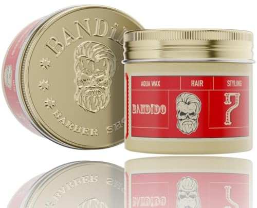 Bandido Aqua Wax No.7 Rouge 125ml | Cire capillaire | Cire en gel | Gel cheveux au parfum fruité