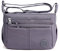 DIRRONA Beiläufig Damen Umhängetasche Multi Pocket Crossbody Bag Mittelgroße Umhängetasche Aus Nylon Reisen Schule Täglicher Gebrauch Damentasche Grau