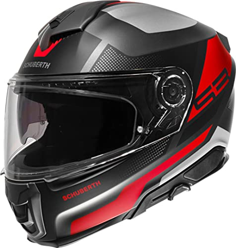 Schuberth S3 Daytona Helm, anthrazit/rot, S (54/55)