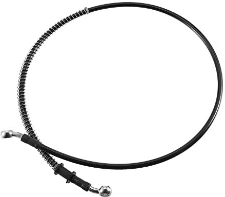 A ABSOPRO Auto Hydraulische Bremsleitung Ölleitung 100cm AN3 M10 28°28°Schwarz