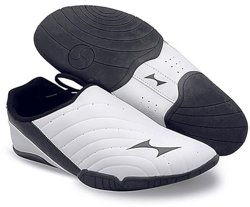 Wansiman Scarpe da Taekwondo,Taekwondo Karate Arti Marziali Scarpe,Taekwondo Shoes,Scarpe per Kung Fu Taichi Taekwondo,Leggero,Antiscivolo,Adulti Bambini Uomini Donne Concorrenti Uomo