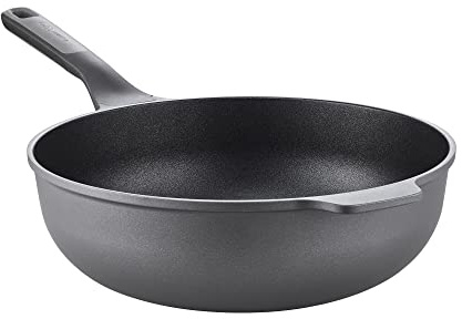 Berghoff Leo Stone+ Wok Pfanne (28cm) - Wokpfanne - Antihaft-Wok - Pfanne für alle Herdarten