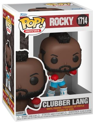 Funko POP! Movies: Rocky - Clubber Lang | Offizielles Action/Adventure Merch - Vinyl Sammelfigur als Regal Deko - Geschenkidee zum Geburtstag für Fans und Sammler