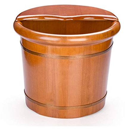 WADRBSW Sauna-Holzeimer, Spa, Sauna, Einweichen, handgefertigter Massage-Eimer, Fußbad, Fuß-Spa, Wascheimer, Füße, Bad, Becken, Badewanne. Aktuelle Vision to Pursue Happiness