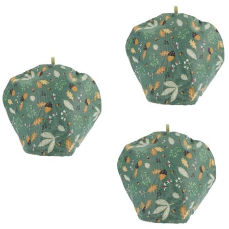 TOPBATHY 3St Isolationsabdeckung für Teekannen Tee kocher Tea Sets Teekannenabdeckungen für Teekannen Kaffeewärmer Tasse Tee gläser bedruckter Teewärmer staubdichte Teekannenhülle Baumwolle