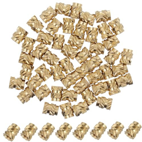 OKUMEYR *4.6 * 5.69 Set di Dadi Filettati Dado Zigrinato Filettatura Femmina per Dissipatore di Calore E Stampa 3d