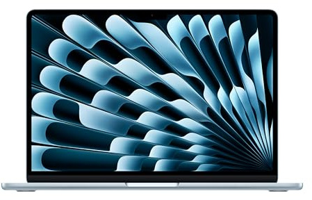 Steady Comps Ltd Mac Book Air 2025 13/M4/10+10-Core/16GB RAM/256GB+2TB SSD/Dock verticale/macOS+Windows/Desktop Bundle, Sky Blue, Argento, Midnight, Starlight