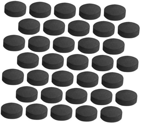 FONDOTIN 70piezas Carbones Naturales para Barbacoa Sin Humo Tabletas Encendido Rápido para Cocina y Fuego Doméstico Portátil para Acampada y Picnic