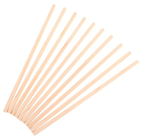 Mipcase 10pièces Tuteurs Bois pour Plantes Grimpantes pour Intérieur Et Extérieur Convient pour Fleurs Tomates Orchidées Et Arbres