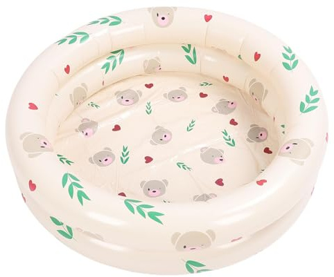 RASTKY Petite Piscine Gonflable en Matériau Sûr pour bébé, Piscine Gonflable Ronde Pliable, Adaptée aux Utilisateurs de Moins de 1,2 M de Haut, Centre de Jeu Aquatique Intérieur et Extérieur pour