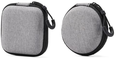 JRYXDS 2 Pcs Custodia Cuffie Compatibile Con In-Ear Headphones Astuccio Porta Cuffiette Porta Auricolari Bluetooth Mini Cuffie Custodia Per Auricolari Portatile Disco Rigido Scatola Di Protezione