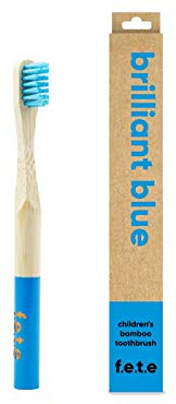 Brosses à Dents en bambou-f.e.t.e - Medium-Bleue