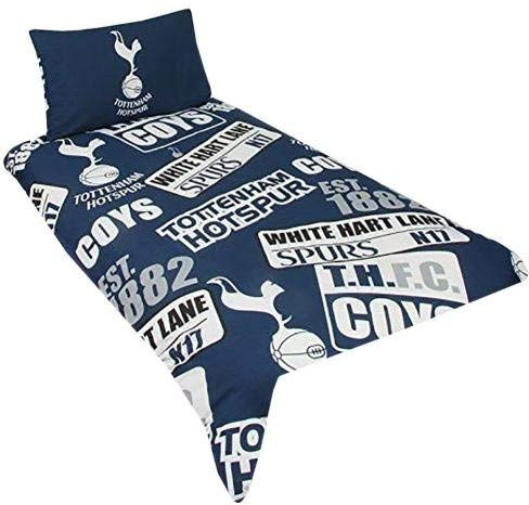 Tottenham Hotspur F.C. Single Duvet Set PT Official Merchandise