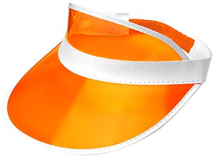 W WIDMANN MILANO Party Fashion - Sonnenkappe, Kopfbedeckung im 80er Jahre Stil für Karneval, Festival, Mottoparty
