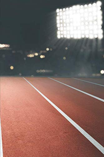 Leichtathletik Trainingsbuch: Tagebuch für alle Leichtathleten und Sportler ♦ Trainingsjournal für über 100 Einträge ♦ 6x9 Format ♦ Motiv: Sportplatz